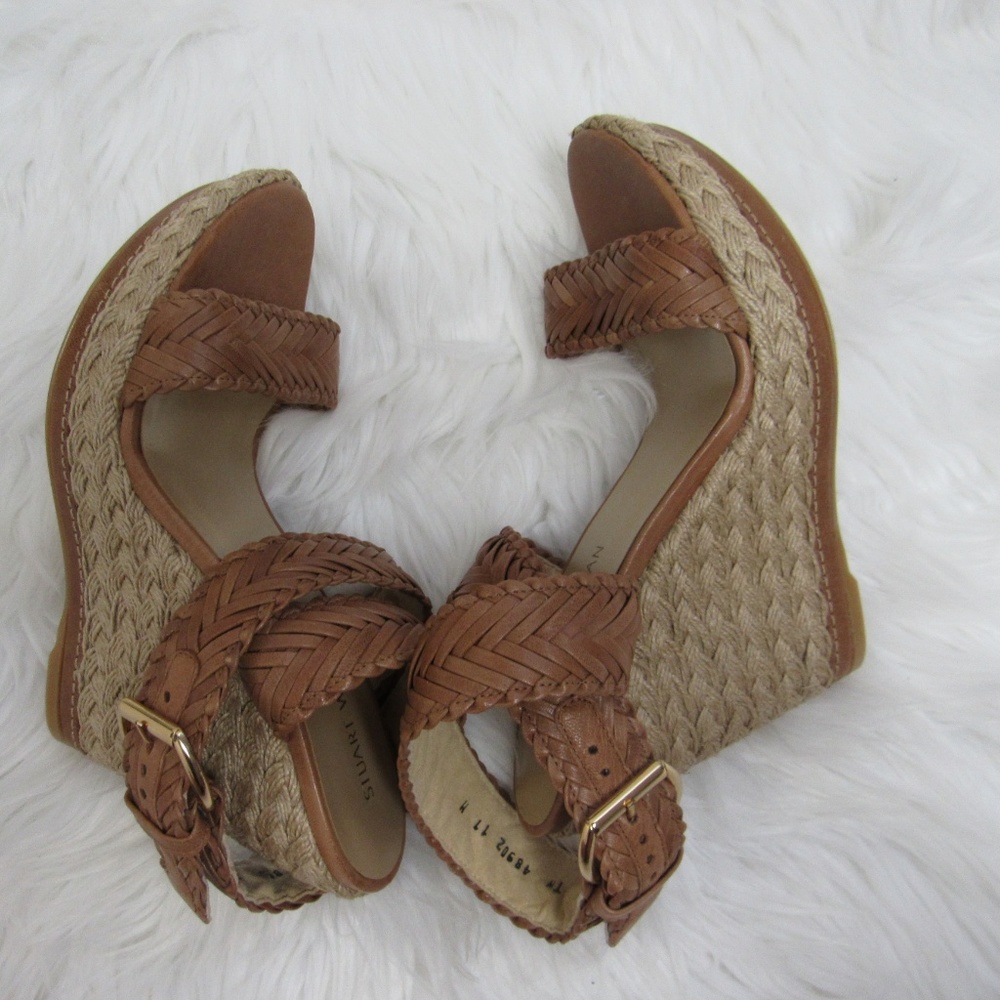 Stuart Weitzman Elixir Espadrille Wedge Sandals - Picture 7 of 8